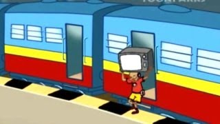 Aayi Aayi Rail Gaadi  Childrens Rhymes  HD  Hindi Rhymes  by tooniarks [upl. by Euf]