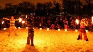 Minneapolis Luminary Loppet  fire and ice [upl. by Zampardi]