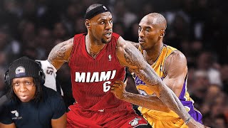 REACTING TO LeBron vs Kobe  Every Time They Faced Off [upl. by Derf]