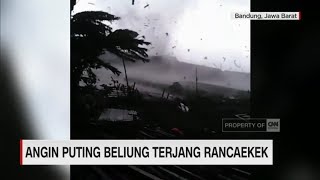 Detikdetik Angin Puting Beliung Terjang Rancaekek Bandung [upl. by Aelahs980]