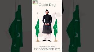 Quaid Birthday25122022Millat ka pasban hai Muhammad Ali Jinnah quaideazam pakistan [upl. by Aleac217]