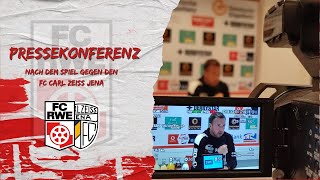 quotDie zweite Halbzeit war unglaublich von meiner Mannschaftquot  Pressekonferenz  RWE vs FCC [upl. by Haleemaj]