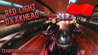 🚩RED FLAG 🚩 🤬HEAD  TeamSport Go Karting Sheffield 50 lap race [upl. by Leamiba]