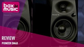 Pioneer DM40 actieve desktop monitor speakerset Review I Bax Music [upl. by Elocn]