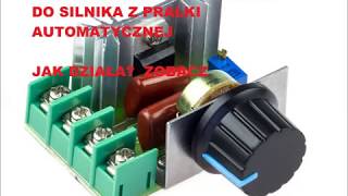 SILNIK Z PRALKI Z REGULATOREM OBROTÓW I MOCY 2000w [upl. by Ihab527]