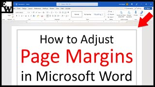 How to Adjust Page Margins in Microsoft Word [upl. by Anovahs]