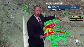 Scott Dorvals Idaho News 6 Forecast  Monday 8524 [upl. by Aikcin]