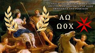 🔱 APOCALYPSIS DEORVM MMXXIV — OFFICIAL ANNOUNCEMENT OF GODS AMPHITRITE AND POSEIDON ⭕ Ω0X [upl. by Valerio]