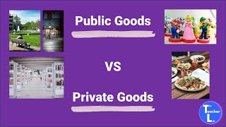 The Difference Between Private And Public Goods [upl. by Pattison643]