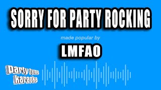 LMFAO  Sorry For Party Rocking Karaoke Version [upl. by Tobey]