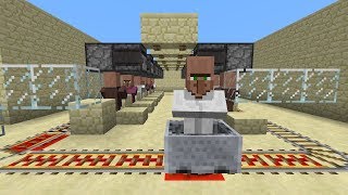 Villager Sorter  Minecraft Redstone Tutorial [upl. by Buckels]