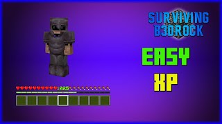 How to Get Fast Easy XP  Surviving Bedrock [upl. by Eniawed]