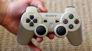 UNBOXING PS3 Dualshock 3 Wireless Controller Satin Silver [upl. by Nohtiek301]