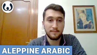 Ahmad speaking Aleppo Arabic and English  Semitic languages  Wikitongues [upl. by Jakob]