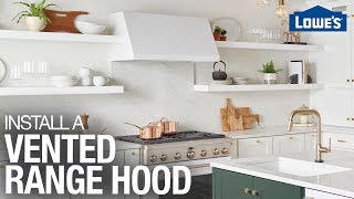 Island Range Hood Installation [upl. by Eelinnej]