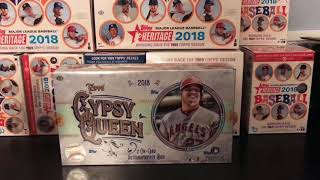 2018 Topps Gypsy Queen Hobby box HUGE PULL Ohtani Auto [upl. by Seuqramed391]