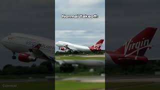 Normal plane takeoff vs iL 86 takeoff 💀 [upl. by Streeter291]