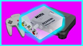 AV2HDMI CONVERTER N64 NINTENDO 64 FULL SIZE 1080P [upl. by Anerbas]