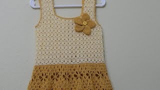 Vestido Crochet Circular 1 de 3 [upl. by Orofselet]