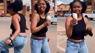 Watch Zaharas Dance moves leaves Mzansi questioning her drinking problem AGAIN [upl. by Adlitam]