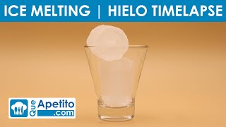 Ice Melting  Cubito de Hielo TimeLapse  QueApetito [upl. by Ranie]