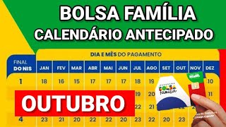 CALENDÁRIO DO BOLSA FAMÍLIA DE OUTUBRO E ANTECIPAÇÃO É CONFIRMADA para MILHARES [upl. by Mcclish313]