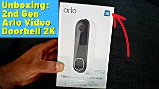 Unboxing Arlo Video Doorbell 2nd Gen Unboxing with 2K Video Footage [upl. by Eioj]