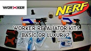 Worker Basic and Luxury kits for Nerf Retaliator Nerf Modding [upl. by Annyahs]