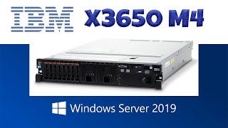 Instalar windows server 2019 en un Servidor IBM x3650 M4  Drivers [upl. by Helsie950]