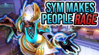 Making People Rage With Symmetra In Overwatch 2 FUNNY TOXIC MOMENTS IN OVERWATCH [upl. by Toft]