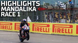 RACE 1 HIGHLIGHTS Razgatlioglu begins the triple 🔥  2022 Indonesian Round [upl. by Anas]