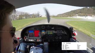 XC Flight  Vilshofen  Wr Neustadt  Crossing Vienna  Airport  DV20 E Katana [upl. by Idhem]