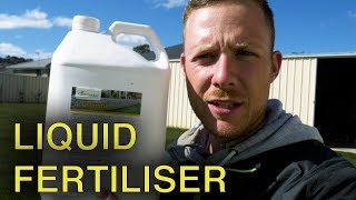 You Should Be Using Liquid Fertiliser On Your Lawn [upl. by Keifer]