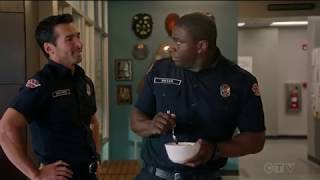 Jay Hayden  Travis amp Grant cute scene  Station 19 TV Series [upl. by Weidman]