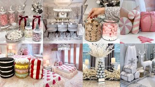 CHRISTMAS DECORATE WITH ME  DOLLAR STORE Christmas DIYS  Christmas Decor Ideas [upl. by Annalla]