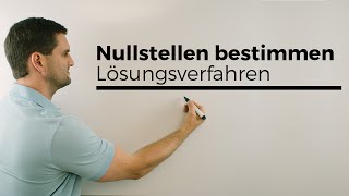 Nullstellen bestimmen Lösungsverfahren Ausklammermethode  Mathe by Daniel Jung [upl. by Sampson486]