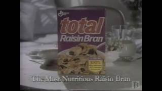 Total Raisin Bran Commercial 1989 [upl. by Nohtahoj]