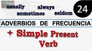 Curso de Ingles  LECCION 24 Adverbios de Frecuencia  FREQUENCY ADVERBS [upl. by Fadden]