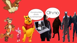 Evil pooh evil piglet evil tigger evil owl use Pooh’s creditcard to buy a green day Ps5punishament [upl. by Einama978]