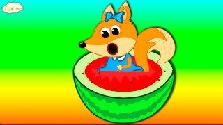 Fox Family español nueva temporada  piscina de sandia  capitulos completos para niños 265 [upl. by Oswald]