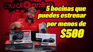 Top 5 Bocinas por menos de 500  Bocinas de reemplazo [upl. by Armbrecht]