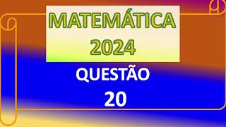 2024BANCA UNIVIDAMATEMÁTICAQuestão 20 [upl. by Fabio]