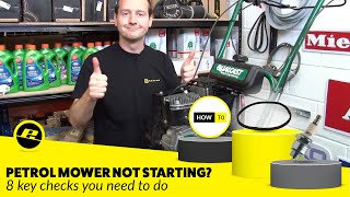 How to Fix a Petrol Lawnmower that Wont Start [upl. by Akcinahs212]