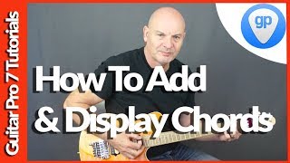 How To Add Chords to Tablature Using Guitar Pro 7  Tutorial [upl. by Ahtebat]