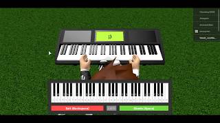 JoJos Bizarre Adventure Golden Wind Giornos Theme  Roblox Piano TutorialSheets in Description [upl. by Ldnek137]