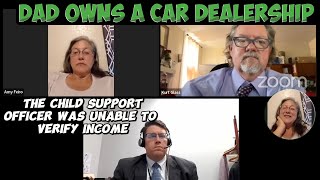 Dad Owns a Car Dealership but the Child Support Officer Was Unable to Verify Income [upl. by Seward762]