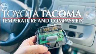 How to Fix a Toyota Tacoma Temperature Display  Simple fix check this before buying new [upl. by Akinej]