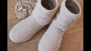 Crochet Patterns for free crochet shoes 1374 [upl. by Iderf]