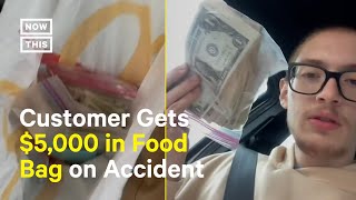 McDonald’s Customer Returns 5000 Cash He Was Accidentally Given [upl. by Aretina]