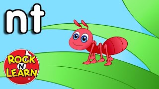 NT Ending Blend Sound  NT Blend Song and Practice  ABC Phonics Song with Sounds for Children [upl. by Analihp]